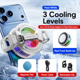 NEW TL181 Pro Mobile Cooler 10W Magnetic/Back-clip Ice Cooling Radiator Digital Display RGB Light Gaming Temperature Control