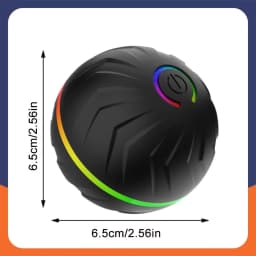 Interactive Smart Dogs Toys Balls - USB Automatic Moving Bouncing Ball for Puppy to Large Dog - Electronic Pets Ball Birthday Gi