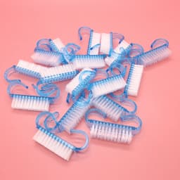 50Pcs/Lot Cleaning Nail Brushes Tools Colorful Plastic Dust Cleaner Brushes Nail Art Manicure Pedicure Powder Soft Remover Brush