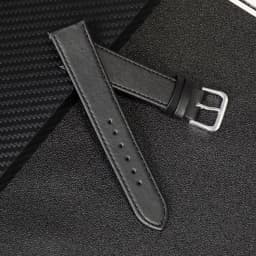 Black Brown Watch Strap with PU Leather Strap 12mm 14mm 16mm 18mm 20mm 22mm Suitable for Both Men and Women