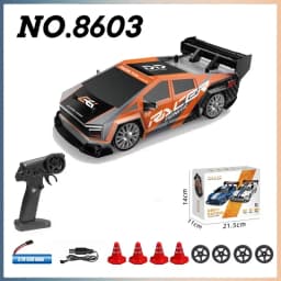 AE86 RC Drift Racing Car 1/24 4WD 30KM/h High Speed with Light 2.4G Radio Controlled Vehicle Model Race Competition Toy for Boys