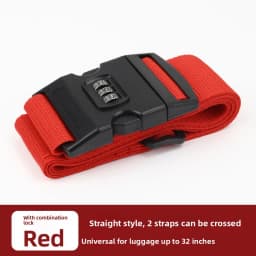 Travel Luggage Strap Cross Safety Fixation Baggage Tie down Cargo Bag Protection Buckle Rope Strengthening Band Accessories