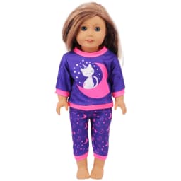 15 Styles Pajamas & Nightgown Cute Pattern Fit 18 Inch American Doll & 43Cm Baby Doll For Generation Accessories Girl's Toy
