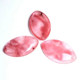Natural Stone Purple Green Blue Black Striped Agates Beads Marquise Cabochons Stone Pendant 28x45mm For Jewelry Making