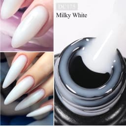 7ML Nude Quick Extension Gel Nail Polish Milky White UV Construct Hard Gel Semi Permanent Acrylic Extension Nail Art Varnish