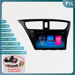 2Din Android13 Car Radio For Honda Civic 9 FK FB 2012-2017 wireless carplay Intelligent Screen 2din autoradio DSP 4G 360Camera