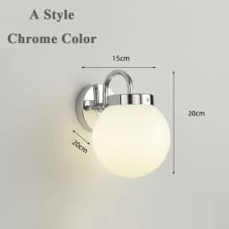 Modern Simple Soft Style Wall Lamp Metal Body Chrome Color Bedroom Decor Sconce Light LED Acrylic Lampshade Corridor Wall Lustre