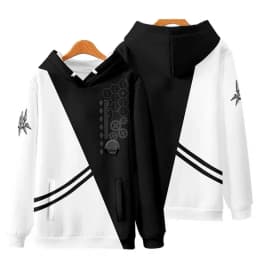 Game NieR Automata 2B YoRHa No. 2 Type B 9S YoRHa No. 9 Type S Cosplay Costume 3D Sweatshirt Men Zipper Hoodies Outwear Coat