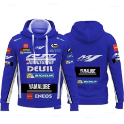 Yamaha M1 Racing Suit Men's 3D Printed Motorcycle Hoodie Extreme Sports & Riding Gear
