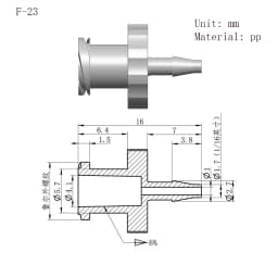 Luer Lock Adapter Air Valve Pipe Dispensing Glue Subpackaging Syringe Barrel Fitting PP Plastic Connector