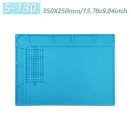 Magnetic Soldering Station Mat Antistatic High Temperature Resistance Silicone Work Mat for Electronic Phone Laptop Watch Repair