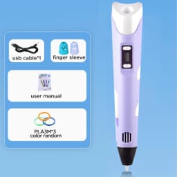 3D Printing Pen 40 Colors DIY 3D Painting Children Toys Fun Camouflage With LCD Screen Compatible PLA Filament Toys Gift