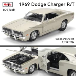 Maisto 1:24 1969 Dodge Challenger R/T alloy car model die-casting static precision model collection gift toy tide play