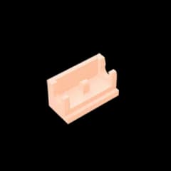 MOC PARTS GDS-829 Hinge Brick 1 x 2 Base compatible with lego 3937 pieces of children's toy Assembles Building Blocks Technical