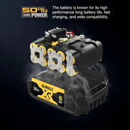 100% Original DeWALT 20V 6000mAh Power Tool Battery DCB206 DCB205 DCB200 DCF887 DCG405 DCD791 DCF922 DCF850 DCD805 Tool Battery