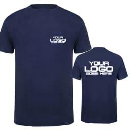 Customized Your Design Here T Shit Text Name Tsihrt Add Your Own Message Men's T-shirt Personalized Tees Custom Cotton Tshirt