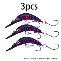 HENGJIA Rice Worm Shaper Trout Minnow Wobbler Fishing Lure 5.2cm 2.6g Crank Artificial Hard Bait Trout Pike Bass Fishing
