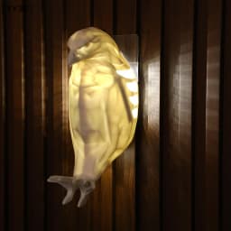 Wall Mount Eagle Night Light Owl Eagle Shape Cool Wall Decor Lamp Decorative Animal Lamp For Bedroom Living Room 〔YY32〕