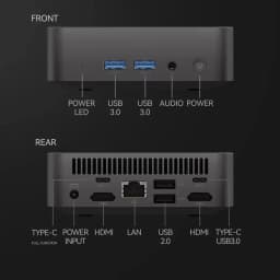 Windows 11 Pro Mini Pc Computer Intel N150/Core I9 10980HK/I3-6100 16GB RAM 512GB 1/2TB SSD Pocket PC Gamer 4K HD Mini Gaming PC Desktop
