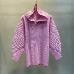Classic Pleated Top 2026 New Loose Large Size Men Women with The Same Long-sleeved Long Hooded Sweater Casual Fold Jacket