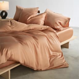 22mm Mulberry Silk Bedding Set Luxury Smooth Duvet Cover Set with Quilt Cover Bed Sheet Pillowcase for Twin Full King Queen Bed