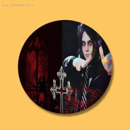 My C-Chemical R-Romance Badges Button Round Creative Pin Brooch Badge Bag Decor Accessories Fans Collect Friends Gifts