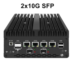 Topton New Firewall Mini PC 4*/2*10G SFP+ Intel I7 13620H 8505 4xi226-V 2.5G 2*DDR5 NVMe Industrial Computer Home Server Proxmox