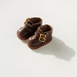 Cute Blyth Doll High Boots Double Buckle Leather Shoes Ob22 Ob24 Dolls Shoes Suitable for Licca Azones Body Doll Accessories Toy