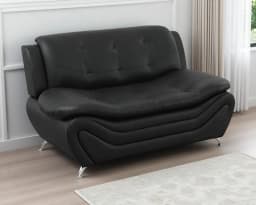 Leather Couch Set,2 Seater Loveseat Sofa for Living Room Furniture Sets,62" Loveseat for Living, Customized