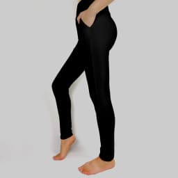 LETSFIND Super Soft High Quaility Leggings Women Pockets Pants High Waist Fitness Elastic Solid Black Inside Pockets Legging