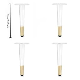 4pcs Coffee Table Support Desk Chairs Nightstands DIY Furniture Metal Legs Adjustable Furniture Table Legs for Sofa TV Cabinet