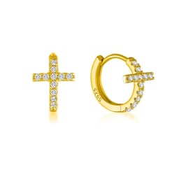 Gold Silver Color Simple Huggies Full Rainbow Zircon Hoops Earring for Women Fashion Drops Piercing Pendiente Ohrringe Jewelry