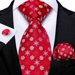 Blue Green Christmas Men tie Set with Handkerchief Cufflinks Wedding Prom Groom Accessories Perfect Gift for Men