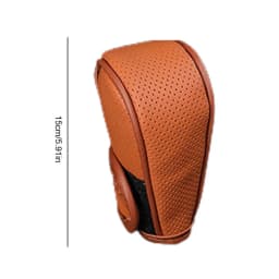Auto Gear Shift Cover Handbrake Cover Universal PU Leather Automatic Knob Cover Car Shifter Stick Protector Decoration