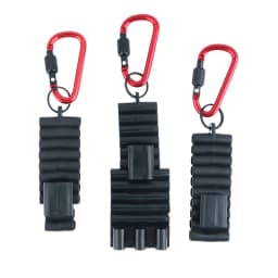 Portable Rubber Screwdriver Bit Holder With Carabiner Keychain Bits Holder Multi Cross Driver Bit Organizer Sleeve Holder