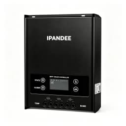IPANDEE 60A MPPT Solar Charge Controller 12V 24V 36V 48V Auto, 99.9% Efficiency 200V Max PV Input, APP Monitoring Support Solar Panel Regulator for Lithium/Lead-Acid LCD Display RV Off-Grid