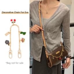 Bag Decorative Chain For Lv Eva Bag Four-leaf Clover Chain Insert Fashion Bag Decoration Chain Bag Renovation Accessories