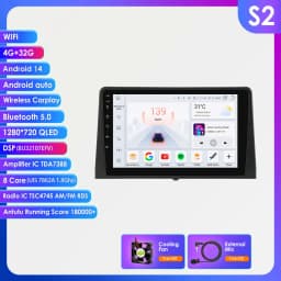 Android 14 Car Radio for Citroen Berlingo 2019 Peugeot Partner Rifter 2020 Opel Combo Multimedia Player 2Din 360 Cam Carplay Gps