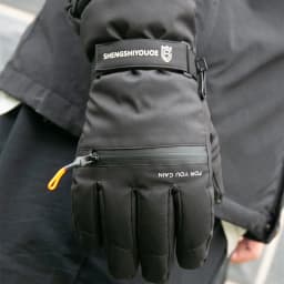 Unisex Windproof Waterproof Ski Gloves Warm Thick Anti-Skid Touch Screen Winter Gloves for Hiking Cycling