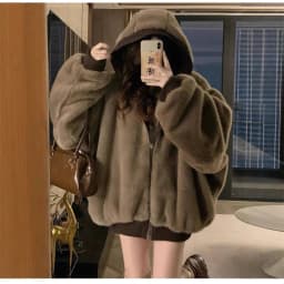 Winter Double Sided Wearable Plus Velvet Thick Warm Loose Women Parka Coats Fleece Hooded Casual All-match Cotton Padded Jackets