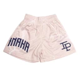 Summer Men's INAKA IP Leopard Print Mesh Shorts Elastic Waist Drawstring Breathable Quick Dry Gym Workout Fitness Casual Pants