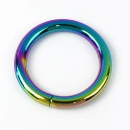 20Pcs 20/25/32/38mm Metal O Ring Buckles for Bag Straps Backpack Loops Clasp Keychain Connector Leather Hardware Accessories