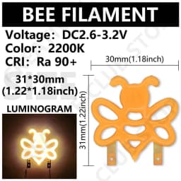 LED Flexible Filament 3V for LED Incandescent Lamp Christmas Tree Lights Party Home Party Christmas Decorations Accessories DIY
