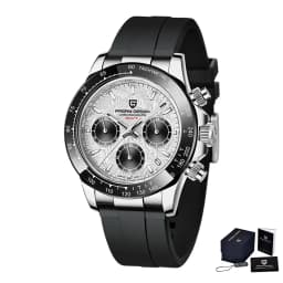 Original New PAGANI DESIGN PD-1664 / PD-1644 Japan VK63 Movt Quartz Wristwatches Sapphire Waterproof Chronograph Reloj Hombre