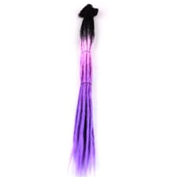 24 Inch Synthetic Dreadlock Hair Extensions 5 Strands/Lot Hippie Dreads Colorful DreadLoc Reggae Style Crochet Braids