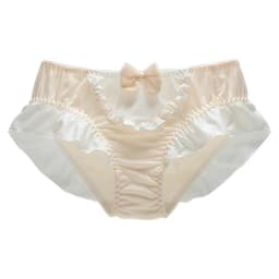 4XL Large Size Candy Color Milk Silk Bow Princess Lolita Cosplay Maid Underwear Cute Lovely Sweety High Stretch Panties Breifs