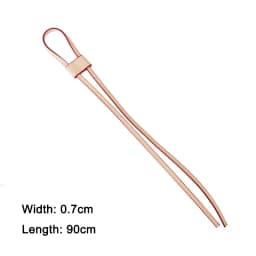 Leather Bag Strap Drawstring Shoulder Crossboday Strap Replacement Belt for Bucket Bag Women Customized Handbag Handles