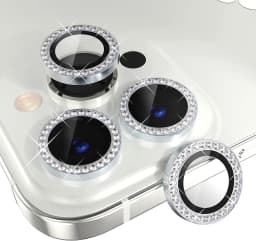 Glitter Diamond Camera Lens Protector Cover for iPhone 17 Air 16 E 16E 16Pro 15 14 Pro Max Plus 13 12 Mini 11 14Pro 13Pro