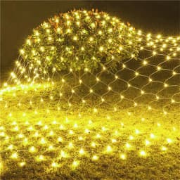 3X2M 6X4M Solar Net Mesh String Lights Outdoor Solar Tree-wrap Light Waterproof Garden Solar Hanging Window Curtain Lights