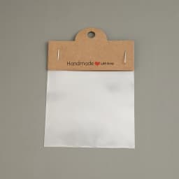 100pcs Handmade Jewelry Display Kit - 50 Elegant Clear Bags and 50 "Handmade with Love" Cards, Perfect for Jewelry Packaging